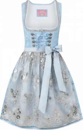 Dirndl Maya (hellblau, Gr. 36) von Stockerpoint Wiesnwuid für Damen, 100% Polyester