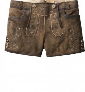 Hose Rosy (stein geäscht, Gr. 40) von Stockerpoint Wiesnwuid für Damen, Hosen, 100% echt Leder