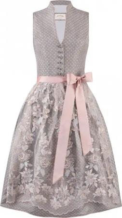 Dirndl Madlenka (grau, Gr. 34) von Stockerpoint Bergfeuer Couture für Damen, 100% Polyester