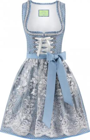 Dirndl Nivia (hellblau, Gr. 36) von Stockerpoint Wiesnwuid für Damen, 100% Polyester