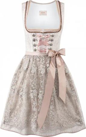 Dirndl Evianne (taupe, Gr. 40) von Stockerpoint Wiesnwuid für Damen, 100% Polyester