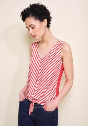 Street One Frauen Top im Multicolorprint in Pink, Gr: 36