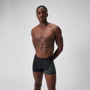 Herren Medley Aquashorts mit Logo Schwarz/Grün