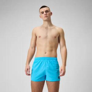 Herren Retro Badeshorts, 13 Zoll Blau