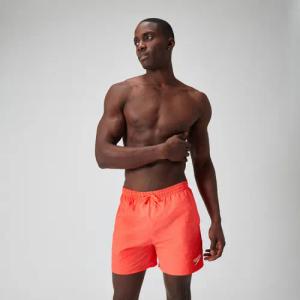 Herren Essential Badeshorts, 16 Zoll Rot