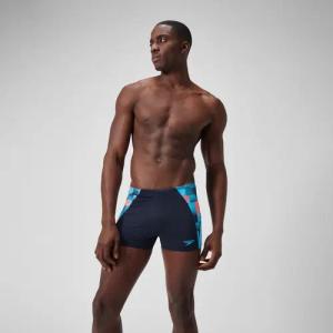 Herren END+ MAX Aquashorts mit Passe Marineblau/Blau