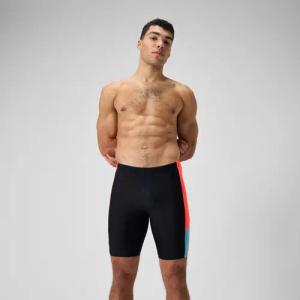 Herren Schwimmhose Schwarz/Rot