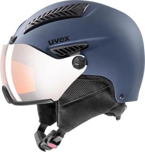 uvex HLMT 600 Visor Skihelm (57-59 cm, 40 blue mat)