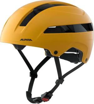 Alpina Soho City Fahrradhelm (55-59 cm, 45 burned/yellow matt)