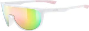 uvex Sportstyle 515 Kinder Sonnenbrille (8316 white matt, mirror pink (S3))