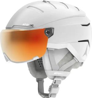 Atomic Savor GT Amid Visor HD Skihelm (59-63 cm, white heather)