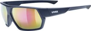 uvex Sportstyle 238 Sportbrille (4416 deep space matt, mirror red (S3))
