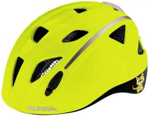 Alpina Ximo Flash Kinderfahrradhelm (45-49 cm, 40 be visible reflective)
