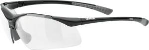 uvex Sportstyle 223 Sportbrille (2218 black/grey, clear (S0))