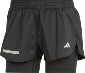 adidas - Ultimate Two-in-One Shorts Damen schwarz