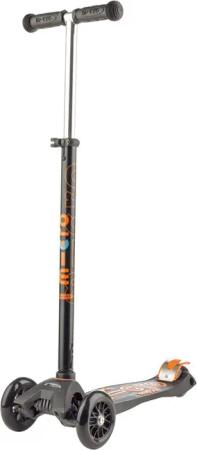 Micro Kickboard Maxi Micro deluxe mit T-Lenker (schwarz)
