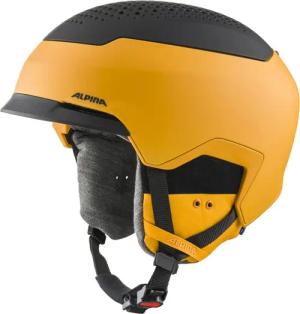 Alpina Gems Freeride Skihelm (51-55 cm, 45 burned/yellow/black matt)