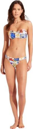 Seafolly - OnVacation Hipster Bikinihose Damen azure
