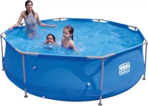 Happy People - Stahlrahmenpool-Set 300x76cm blau