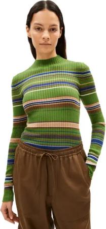 Armedangels - Alaania New Stripes Pullover Damen ivy green
