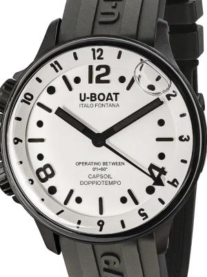 U-Boat 8889 Capsoil Doppiotempo DLC GMT Herrenuhr 45mm 10ATM