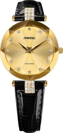 Jowissa J5.615.M Facet Strass Damenuhr 29mm 5ATM