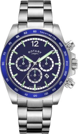 Rotary GB05440/05 Henley Chronograph Herrenuhr 41mm 10ATM