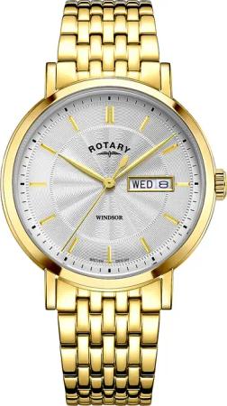 Rotary GB05423/02 Windsor Herrenuhr 37mm 5ATM