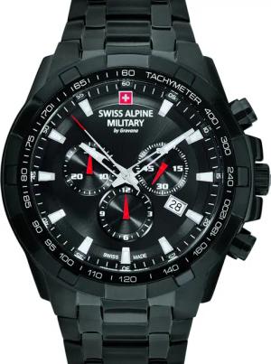 Swiss Alpine Military 7043.9177 Chronograph Herrenuhr 46mm 10ATM