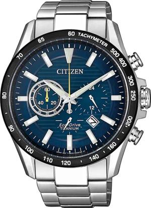 Citizen CA4444-82L Eco-Drive Titanium Chronograph Herrenuhr 43mm 10ATM