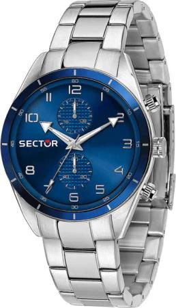 Sector R3253516004 Serie 770 Dual Time Herrenuhr 44mm 5ATM