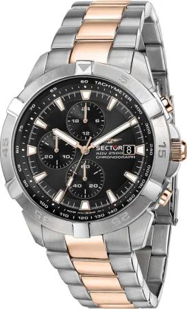 Sector R3273643002 Serie ADV2500 Chronograph Herrenuhr 43mm 10ATM