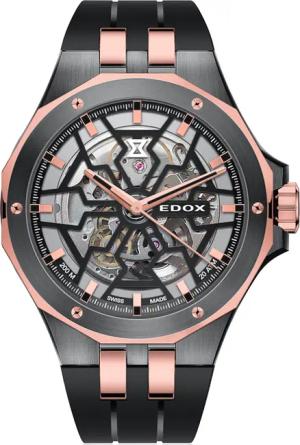 Edox 85303-357GR-NRN Delfin Mecano Automatik Herrenuhr 43mm 20ATM