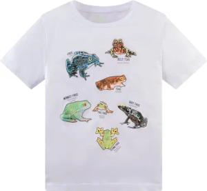 TOM TAILOR Jungen T-Shirt mit Tier-Print, weiß, Animalprint, Gr. 92/98