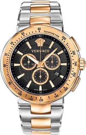Versace VFG100014 Mystique Chronograph Herrenuhr 44mm 5ATM