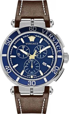 Versace VE3L00122 Greca Chronograph Herrenuhr 45mm 5ATM