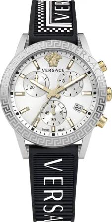 Versace VEKB00122 Sport Tech Lady Chronograph Damenuhr 40mm 5ATM