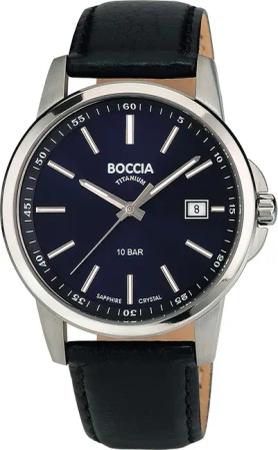 Boccia 3633-01 Herrenuhr Titanium 40mm 10ATM