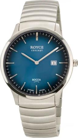 Boccia 3645-03 Royce Herrenuhr Titanium 40mm 3ATM