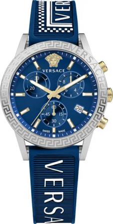 Versace VEKB00222 Sport Tech Lady Chronograph Damenuhr 40mm 5ATM