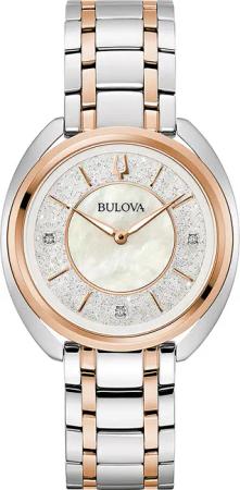 Bulova 98P219 Klassik Damenuhr 35mm 3ATM