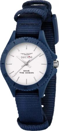 Sector R3251539502 Save the Ocean Damenuhr 32mm 5ATM
