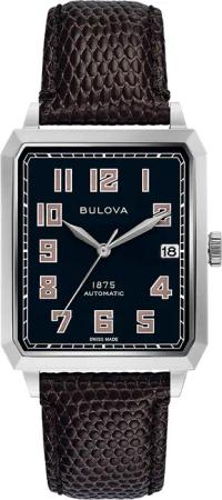 Bulova 96B332 Breton Automatik Limited Edition Herrenuhr 45mm 3ATM