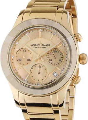 Jacques Lemans 1-2151H Venice Damenuhr Chronograph 38mm 5ATM