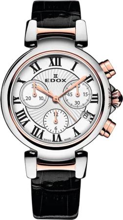 Edox 10220-357RC-AR LaPassion Chronograph Damenuhr 35mm 5ATM