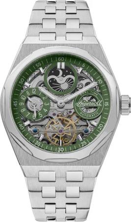 Ingersoll I12905 The Broadway Dual Time Automatik Herrenuhr 43mm