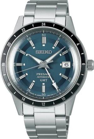 Seiko SSK009J1 Presage GMT Automatik Herrenuhr 41mm 5ATM