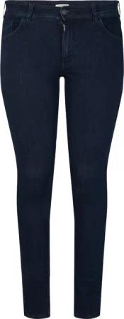 TOM TAILOR Damen Plus Size - Skinny Jeans, blau, Uni, Gr. 48