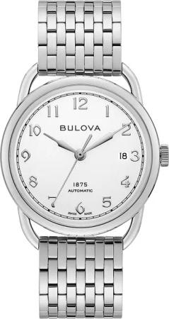 Bulova 96B326 Commodore Automatik Limited Edition Herrenuhr 38mm 3ATM