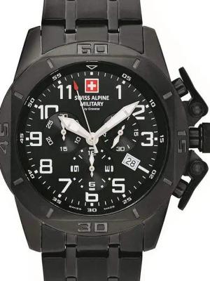 Swiss Alpine Military 7063.9177 Chronograph Herrenuhr 45mm 10ATM